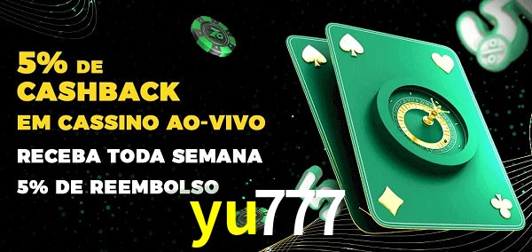 Promoções do cassino ao Vivo yu777